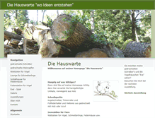 Tablet Screenshot of die-hauswarte.ch